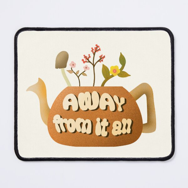 Item preview, Away from it all teapot cottagecore and hygge sticker pack by DozyJov designed and sold by DozyJov.