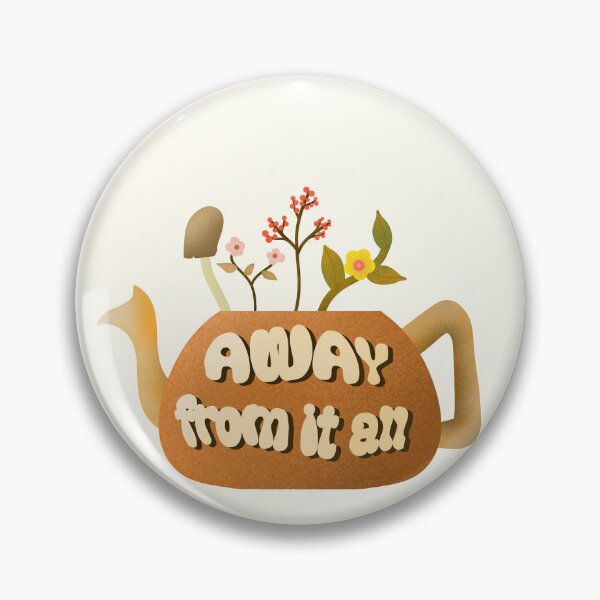 Item preview, Away from it all teapot cottagecore and hygge sticker pack by DozyJov designed and sold by DozyJov.