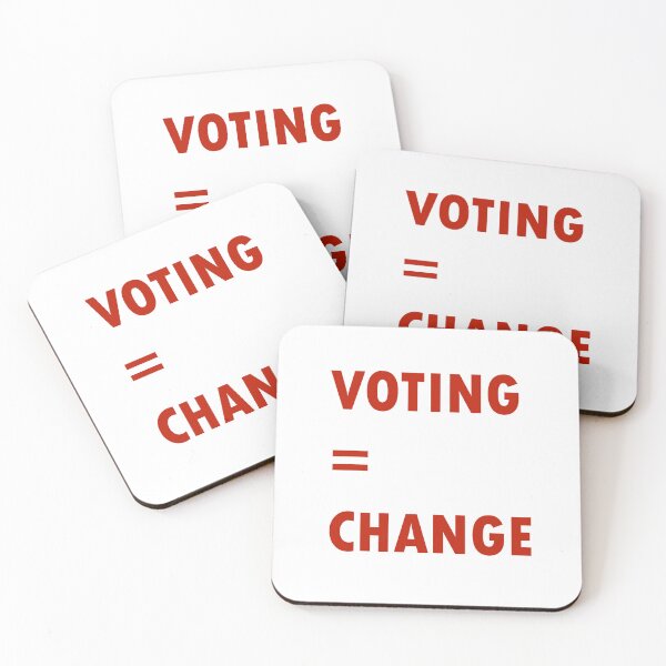 Item preview, Voting Equals Change designed and sold by cwningennos.