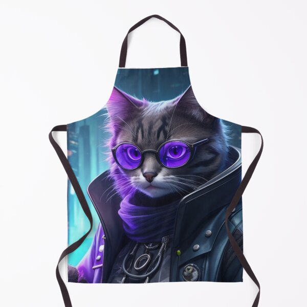 Item preview, Cat therian - futuristic cyberpunk cat proffesor designed and sold by mikaws.