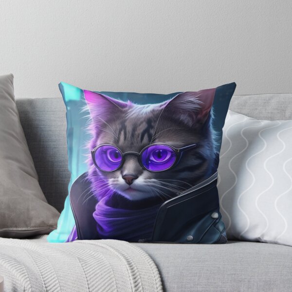 Item preview, Cat therian - futuristic cyberpunk cat proffesor designed and sold by mikaws.