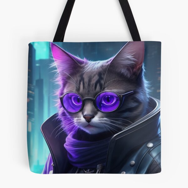 Item preview, Cat therian - futuristic cyberpunk cat proffesor designed and sold by mikaws.