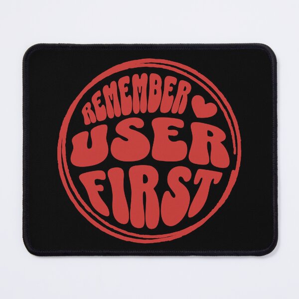 Item preview, Funny Saying User First UX/UI Designer Shirt designed and sold by knapst.