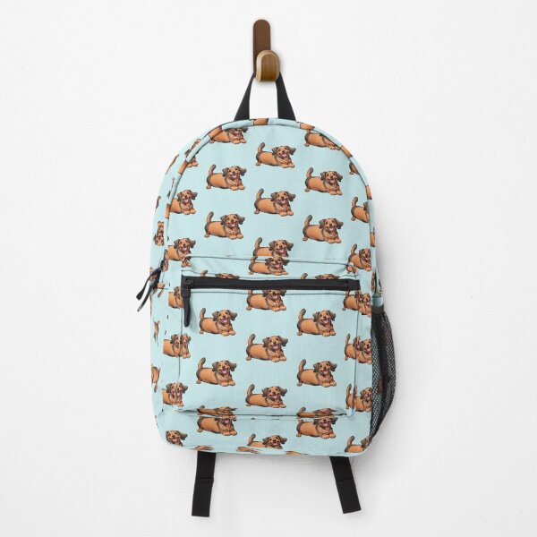 Aperçu de l'œuvre Dapper Dachshund 3 : charmant autocollant présentant un design élégant et mignon de teckel, idéal pour les amoureux des chiens et les amateurs de teckel créée et vendue par Koolzilla.