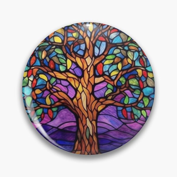 Item preview, Patrón de árbol de la vida de vidrieras designed and sold by Desfix.