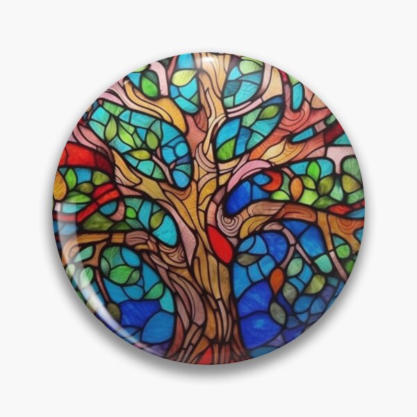 Item preview, Patrón de árbol de la vida de vidrieras designed and sold by Desfix.