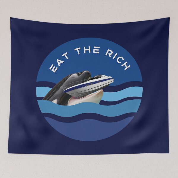 Item preview, Eat The Rich Orca designed and sold by harshu77.