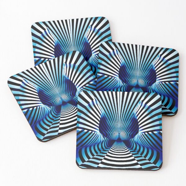 Item preview, Copy of Double-Slit Experiment Interference Pattern - Bum AI Fail Blue designed and sold by JoanNinjaHen.
