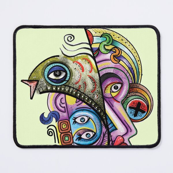 Item preview, Fish with cubist beauty designed and sold by miskinkukla.