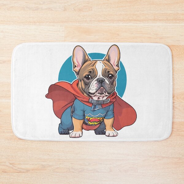 Item preview, Superhero French Bulldog Adventures: Dynamic Sticker Collection Showcasing Caped Crusading French Bulldogs, Perfect for Superhero and Frenchie Fans! designed and sold by Koolzilla.