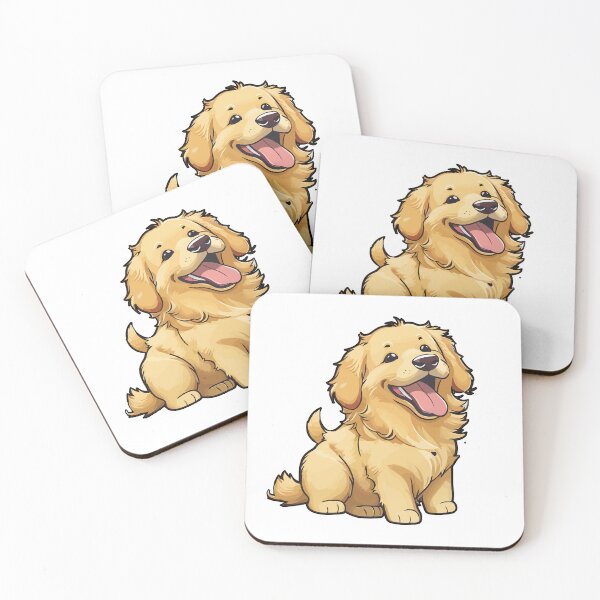 Item preview, Golden Retriever Love: Heartwarming Sticker Collection Celebrating the Joyful and Loyal Nature of Golden Retrievers, Perfect for Dog Lovers and Retrieving Smiles designed and sold by Koolzilla.