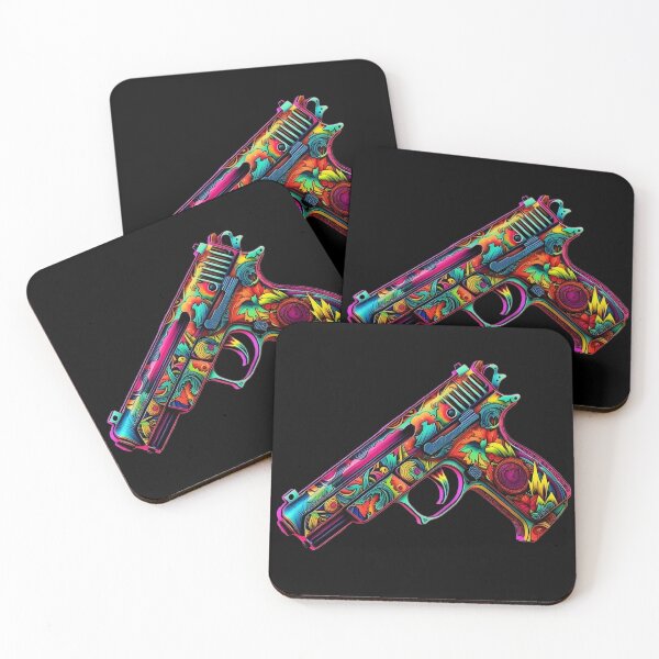 Item preview, Psychedelic Gun: Vibrant Firearm designed and sold by PsyCloth.