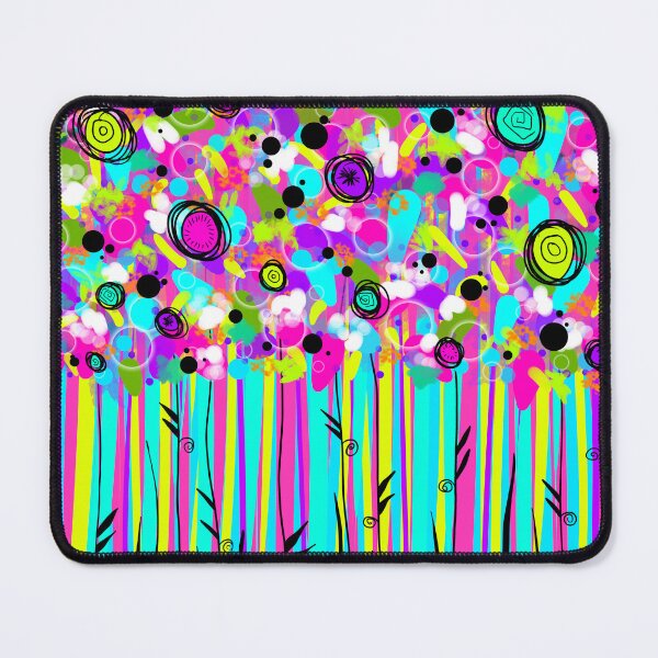 Item preview, Tickled Pink Boho Blooms: Vibrant Funkadelic Floral Fusion designed and sold by FeralLaFemme.