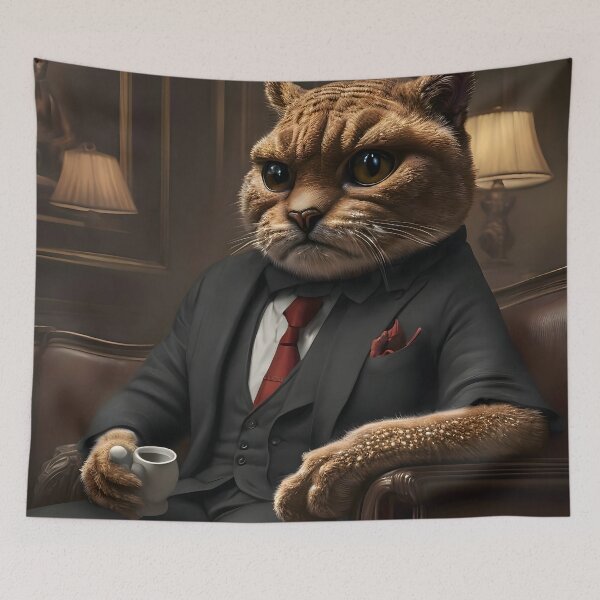 Item preview, Feline Lawyer in a Suit designed and sold by ArthurVandelay.