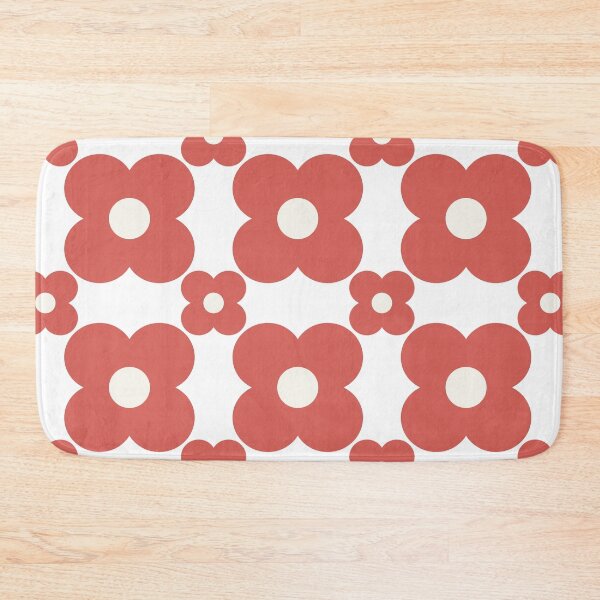 Item preview, Minimalist Raspberry Blush Colour Flower Pattern designed and sold by Brightful Creations .