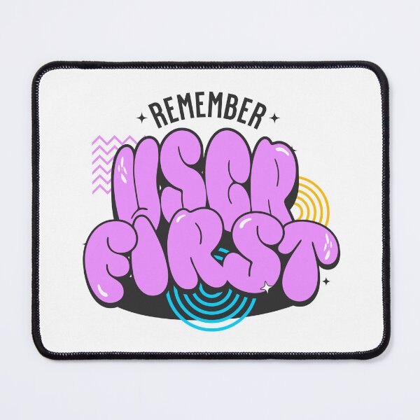 Item preview, Funny Saying Remember User First UX/UI Designer Shirt designed and sold by knapst.