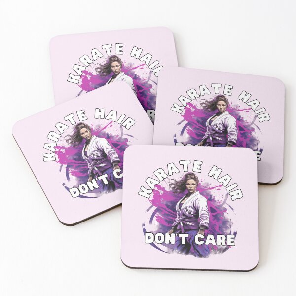 Item preview, "Karate Hair, Don't Care: Unleash Your Inner Warrior with Style designed and sold by Polishthestone.