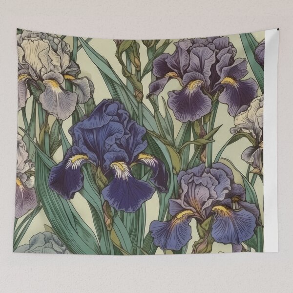 Item preview, Beautiful iris flowers designed and sold by Maketutika.