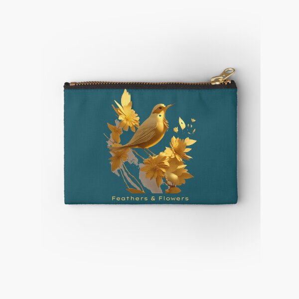 Item preview, Feathers & Flowers,Golden Bird,Hihi Bird designed and sold by iLOVECRAFT.