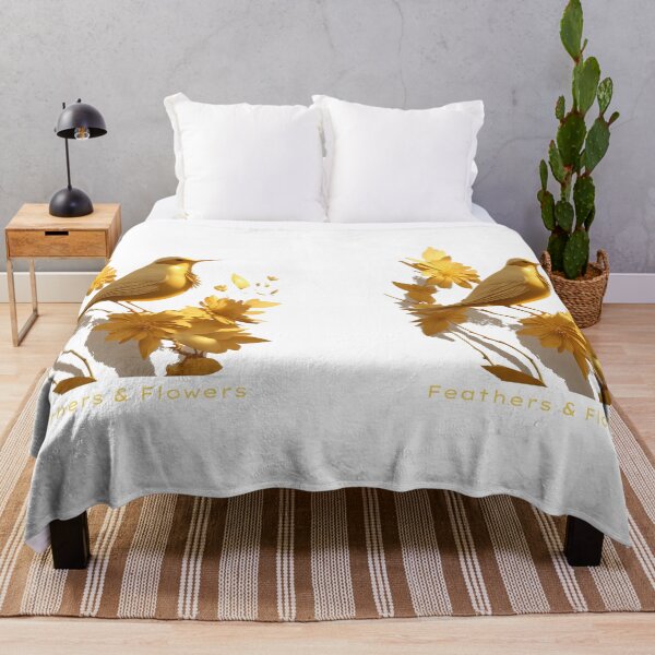 Item preview, Feathers & Flowers,Golden Bird,Hihi Bird designed and sold by iLOVECRAFT.