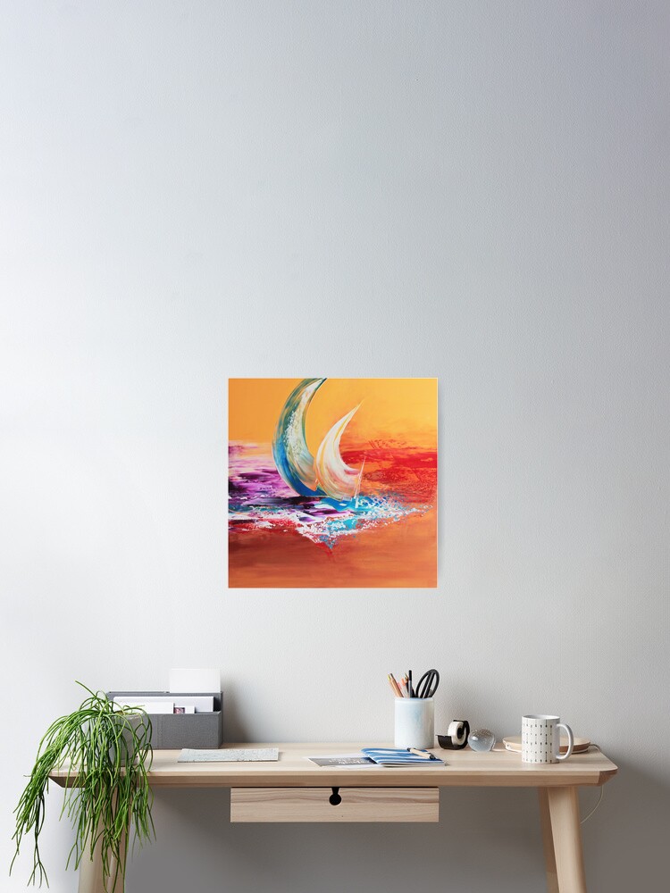 Aperçu 2 sur 3. Poster avec l'œuvre Tandem créée et vendue par ElioraBousquet.