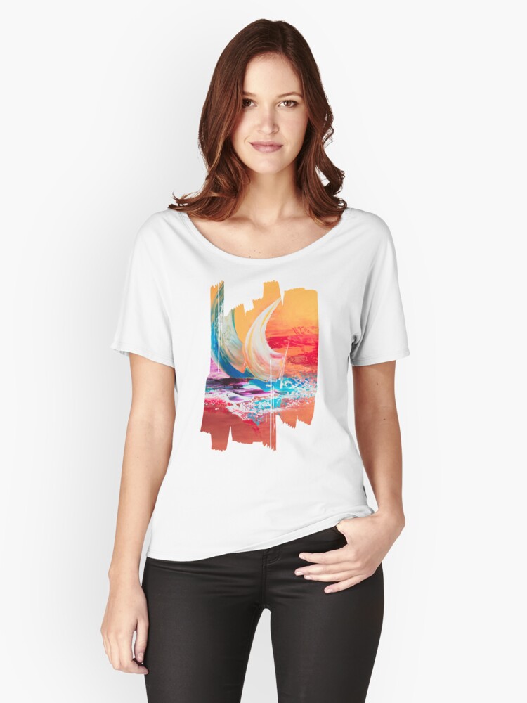 Aperçu 1 sur 3. T-shirt coupe relax avec l'œuvre Tandem créée et vendue par ElioraBousquet.