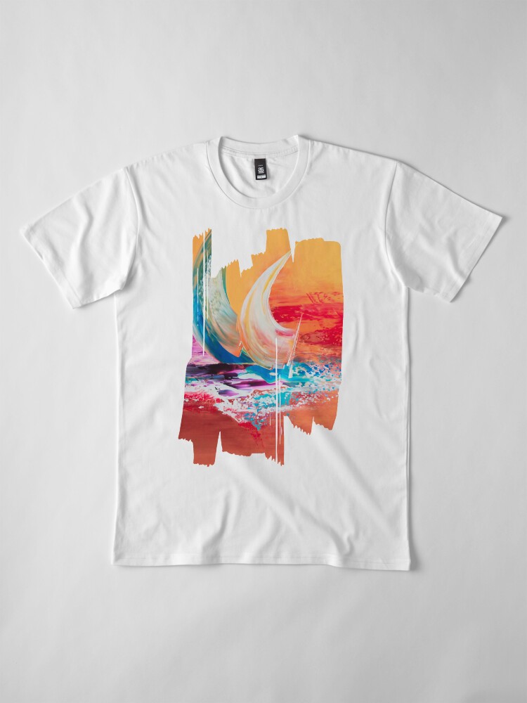 Aperçu 4 sur 6. T-shirt premium avec l'œuvre Tandem créée et vendue par ElioraBousquet.