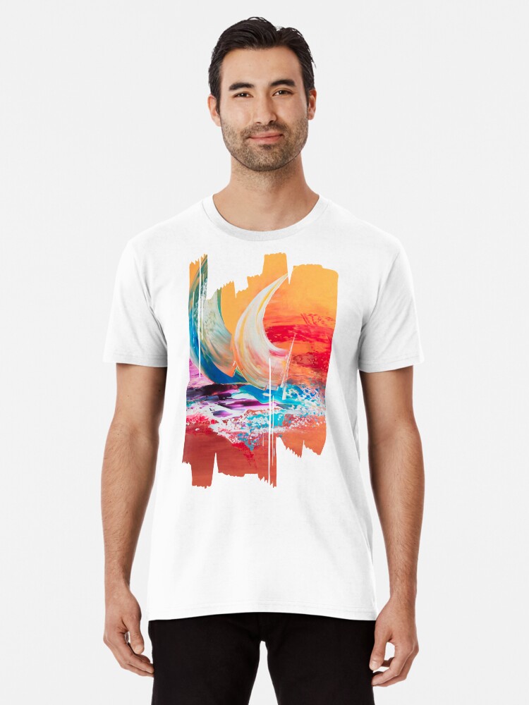 Aperçu 1 sur 6. T-shirt premium avec l'œuvre Tandem créée et vendue par ElioraBousquet.