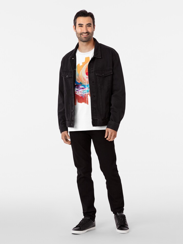 Aperçu 5 sur 6. T-shirt premium avec l'œuvre Tandem créée et vendue par ElioraBousquet.