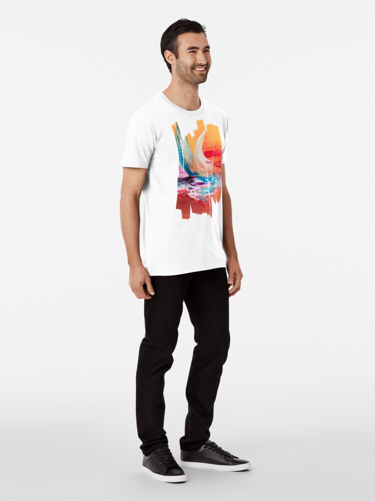 Aperçu 3 sur 6. T-shirt premium avec l'œuvre Tandem créée et vendue par ElioraBousquet.