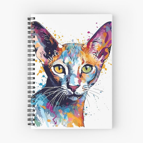 Item preview, Feline Artistry: Oriental Shorthair Abstracts - Stylish Cat Breed Designs designed and sold by DooodleGod.