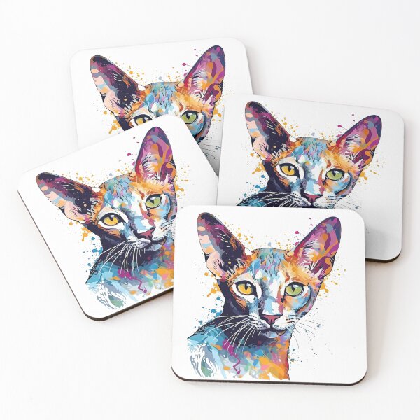 Item preview, Feline Artistry: Oriental Shorthair Abstracts - Stylish Cat Breed Designs designed and sold by DooodleGod.