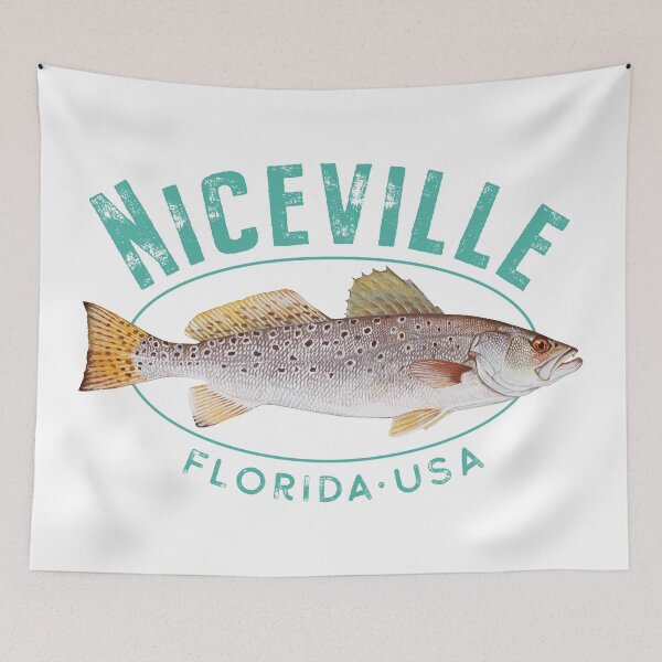 Item preview, Niceville Florida Spotted Seatrout Design designed and sold by Futurebeachbum.