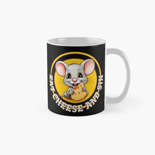 Item preview, Eat Cheese And Sin designed and sold by RockBeeDesigns.