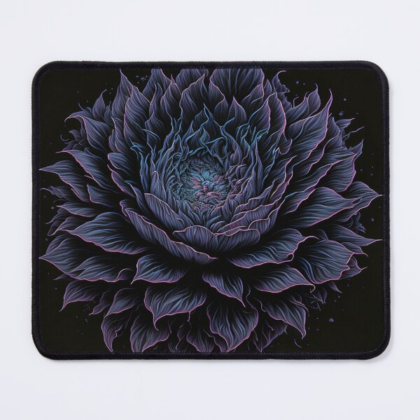Item preview, Black Magic Ice Flowers designed and sold by SimpleWallArt.
