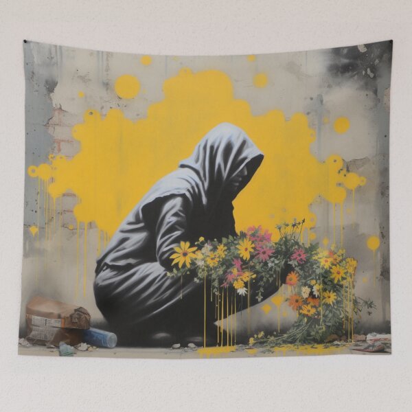 Aperçu de l'œuvre Sorrow Blooms Silently créée et vendue par Moisky Art.