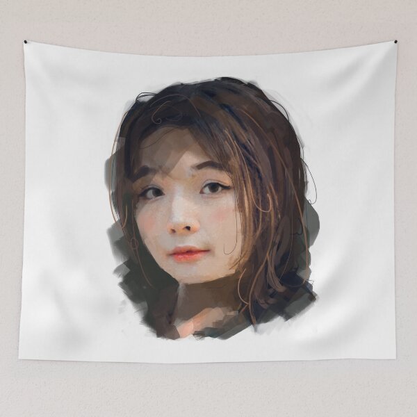 Item preview, Girl From China - Artistic Painting designed and sold by Area31Studios.