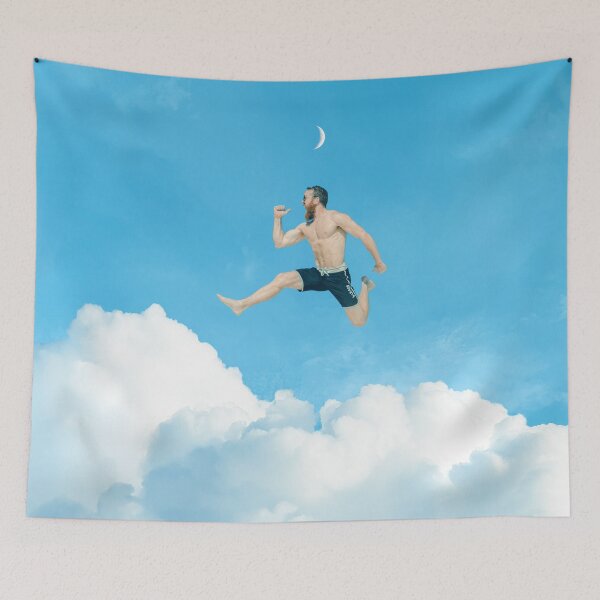 Item preview, Jumping Over The Clouds  designed and sold by Yasmine khalifa.