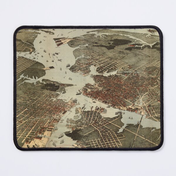 Item preview, Norfolk Portsmouth & Berkley, Virginia (1891) designed and sold by allhistory.