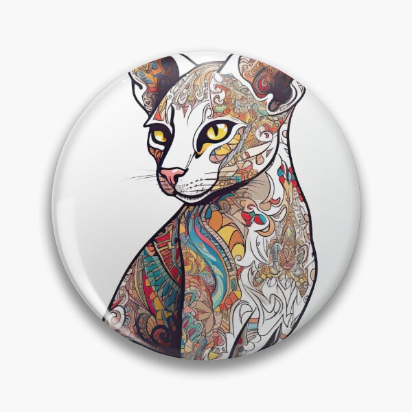 Item preview, modern oriental shorthair artwork, personalized designs by Feline Forma designed and sold by DooodleGod.