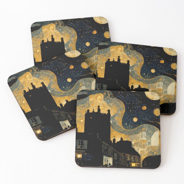 Item preview, Corfe Castle at Night designed and sold by SamJanner.