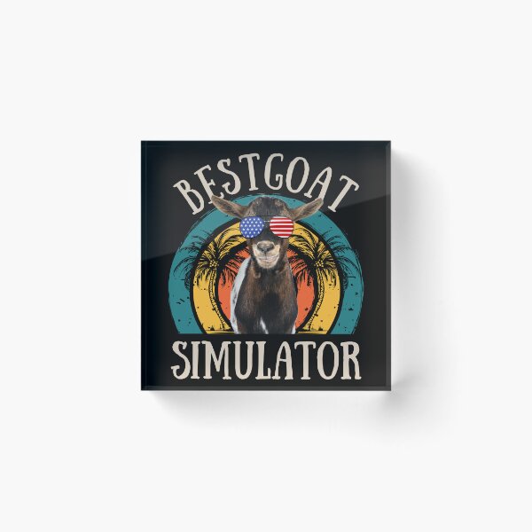 Item preview, Sunglasses USA American flag Best Goat Simulator Really Vintage Confused Summer Vacations designed and sold by LittleZea.