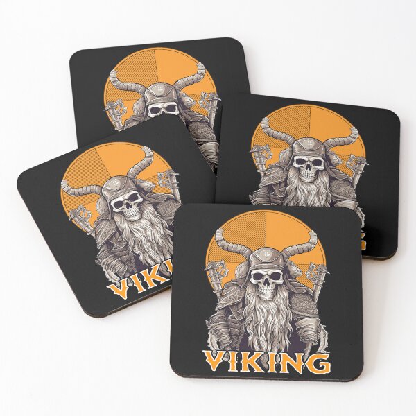 Item preview, Viking Warrior Skull - Norse Mythology Gift designed and sold by InkyGenies.