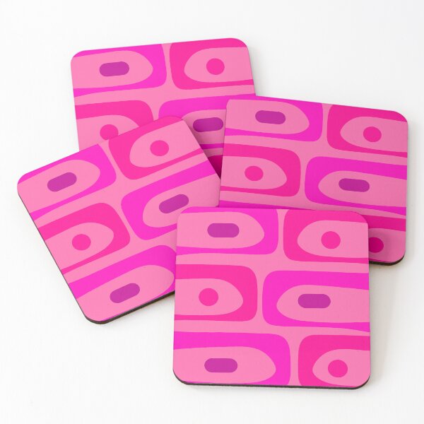 Item preview, Hot Pink Mid Century Modern Piquet Abstract Pattern designed and sold by kierkegaard.