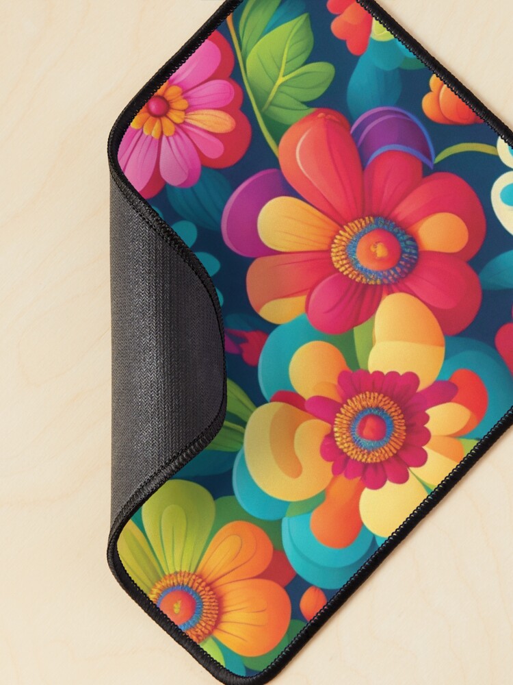 Thumbnail 2 of 5, Mouse Pad, Floral Pattern designed and sold by Bakalan.