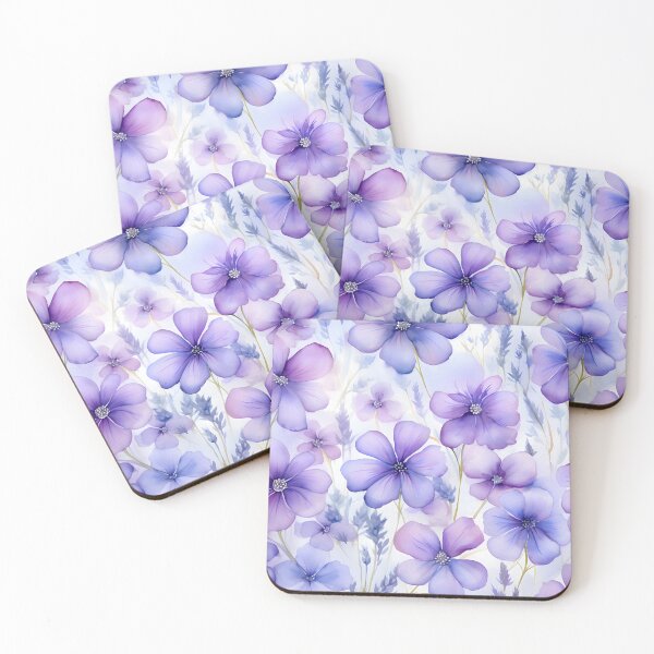 Item preview, Violet flowers designed and sold by Banna Baber.