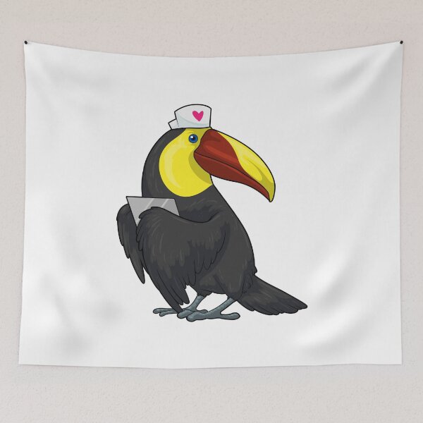 Item preview, Toucan Nurse Notepad designed and sold by Snabdesign84.
