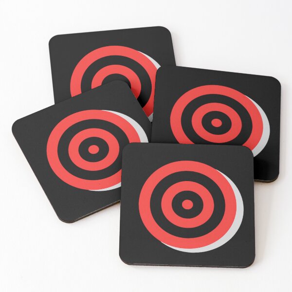 Item preview, Bullseye Target, Red Shooting Rings, Bullseye, Gift for Shooters, Circle, Round  001 designed and sold by PrintsPatterns-.