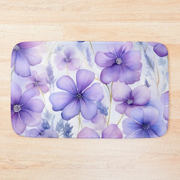 Item preview, Violet flowers designed and sold by Banna Baber.