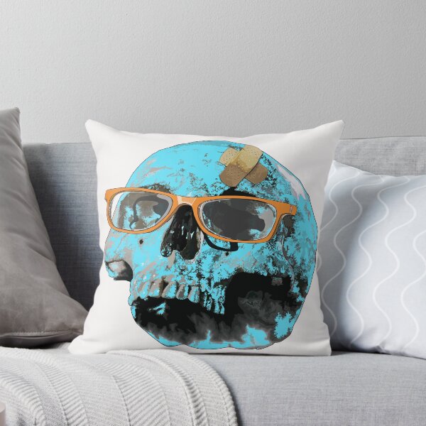 Item preview, Blue skull (side view) designed and sold by m-yoga-store.